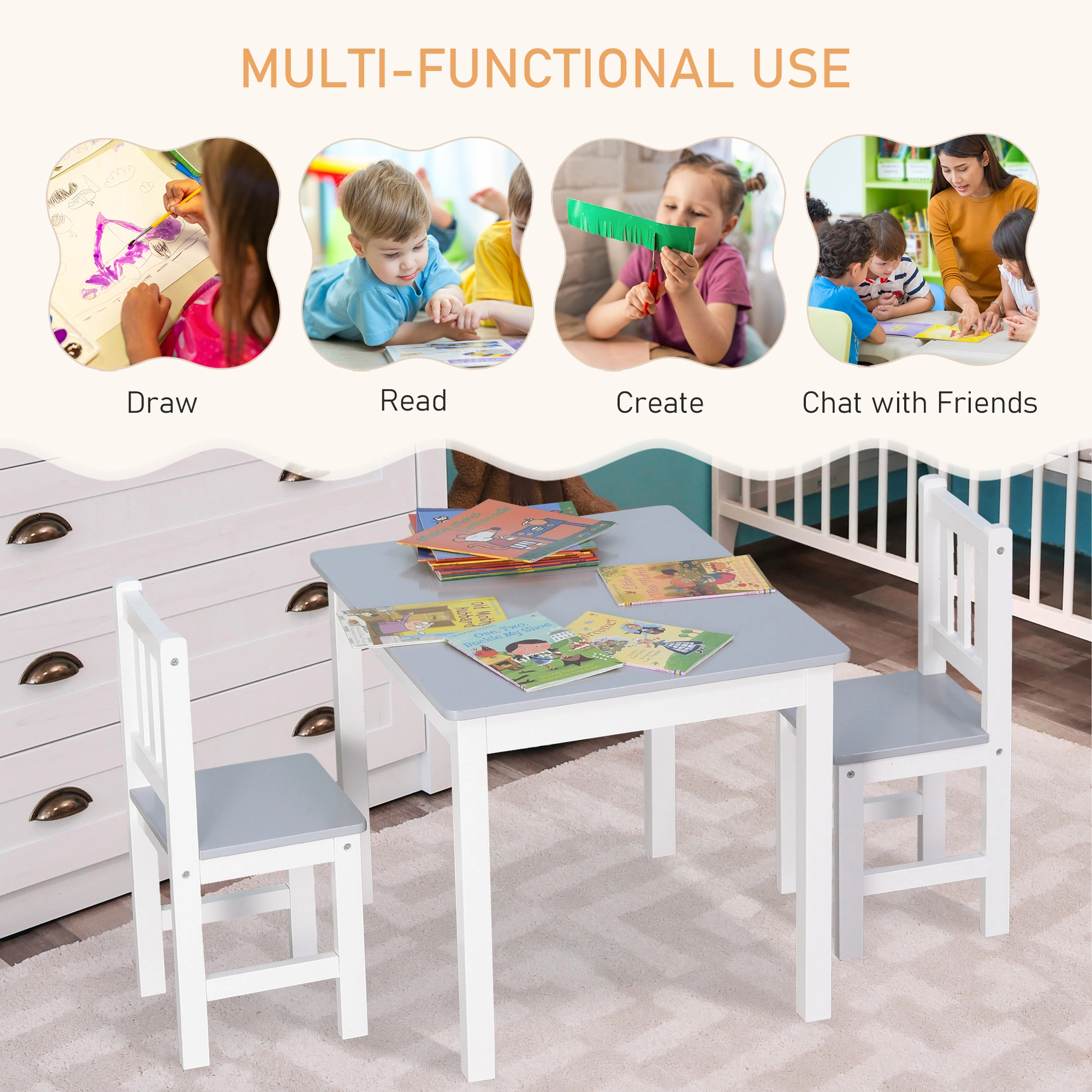 Kids Desk and Chair Set view 3