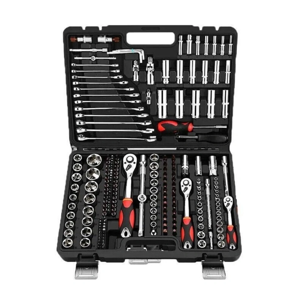 216PC Socket Wrench Set 1/4 3/8 1/2 Inch Drive Ratchet Spanner Mechanic Tool Kit view 4