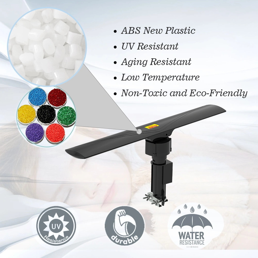 10000 110V 40-860MHz 20±3dB 350°Rotation UV Dual-band Outdoor Antenna Black view 8