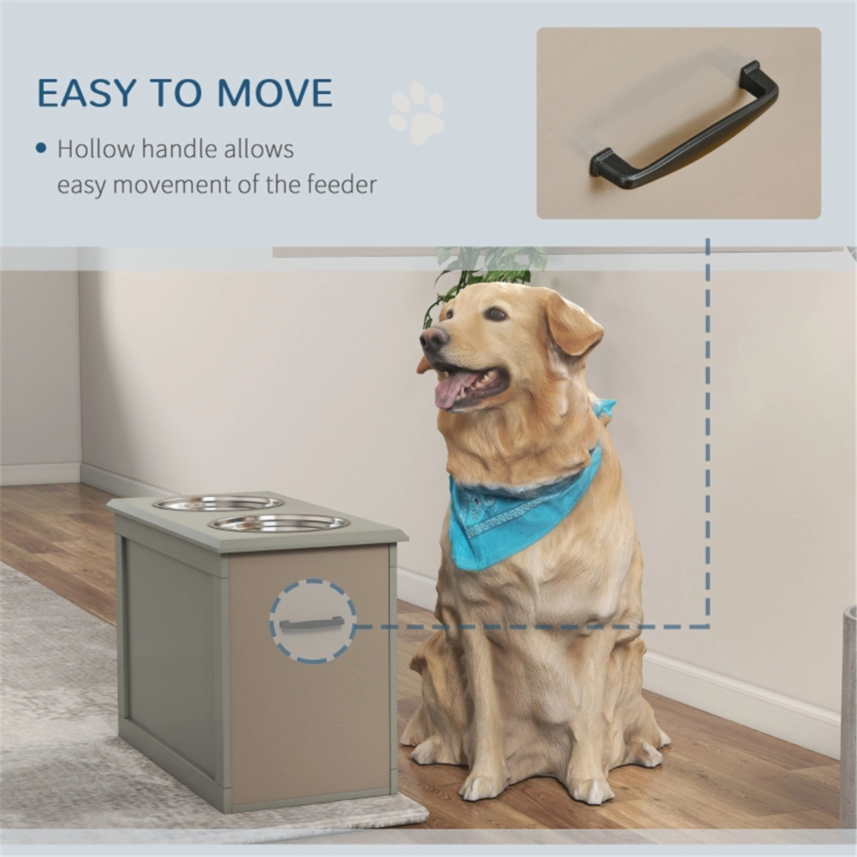Dog bowls /Pet Feeding Storage ( Amazon Shipping)(Prohibited by WalMart) view 7