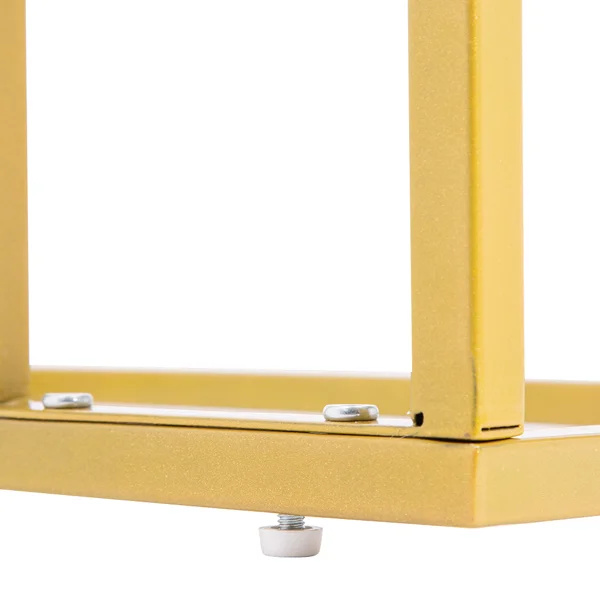 Marble Simple C-Side Table [30x48x61cm] White view 5