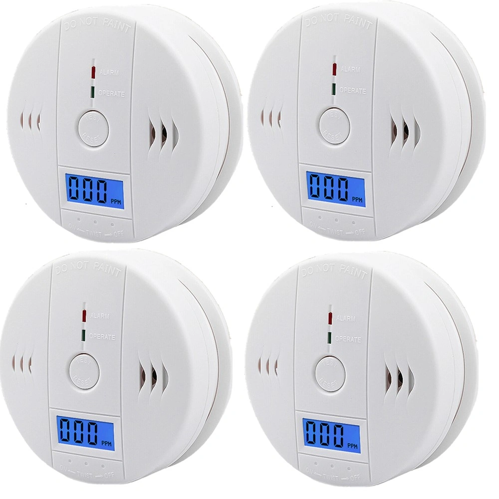 4 PackLCD Display CO Carbon Monoxide Gas Detector Device Home Safety Alarm Detector Platform policies vary; relevant qualifications are attached via link, please do not list products without required qualifications view 12