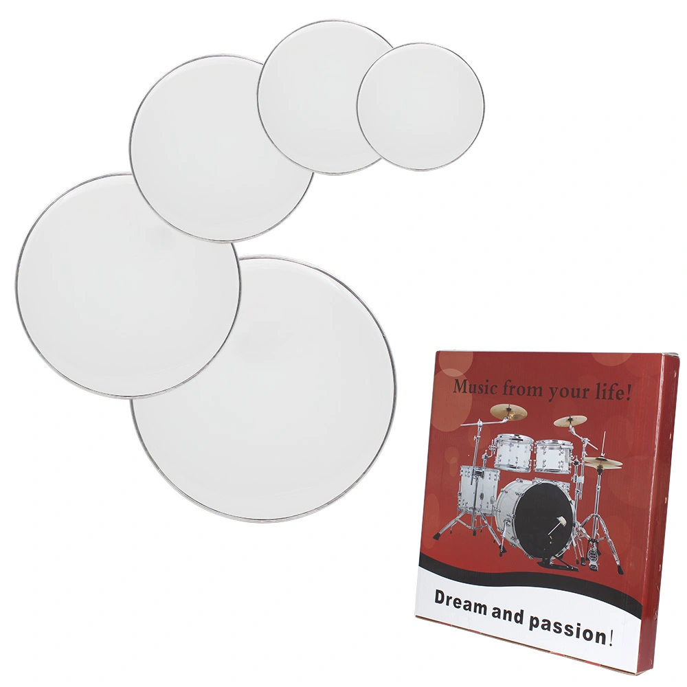 Drum Heads (22", 16", 14", 13", 12") White view 6