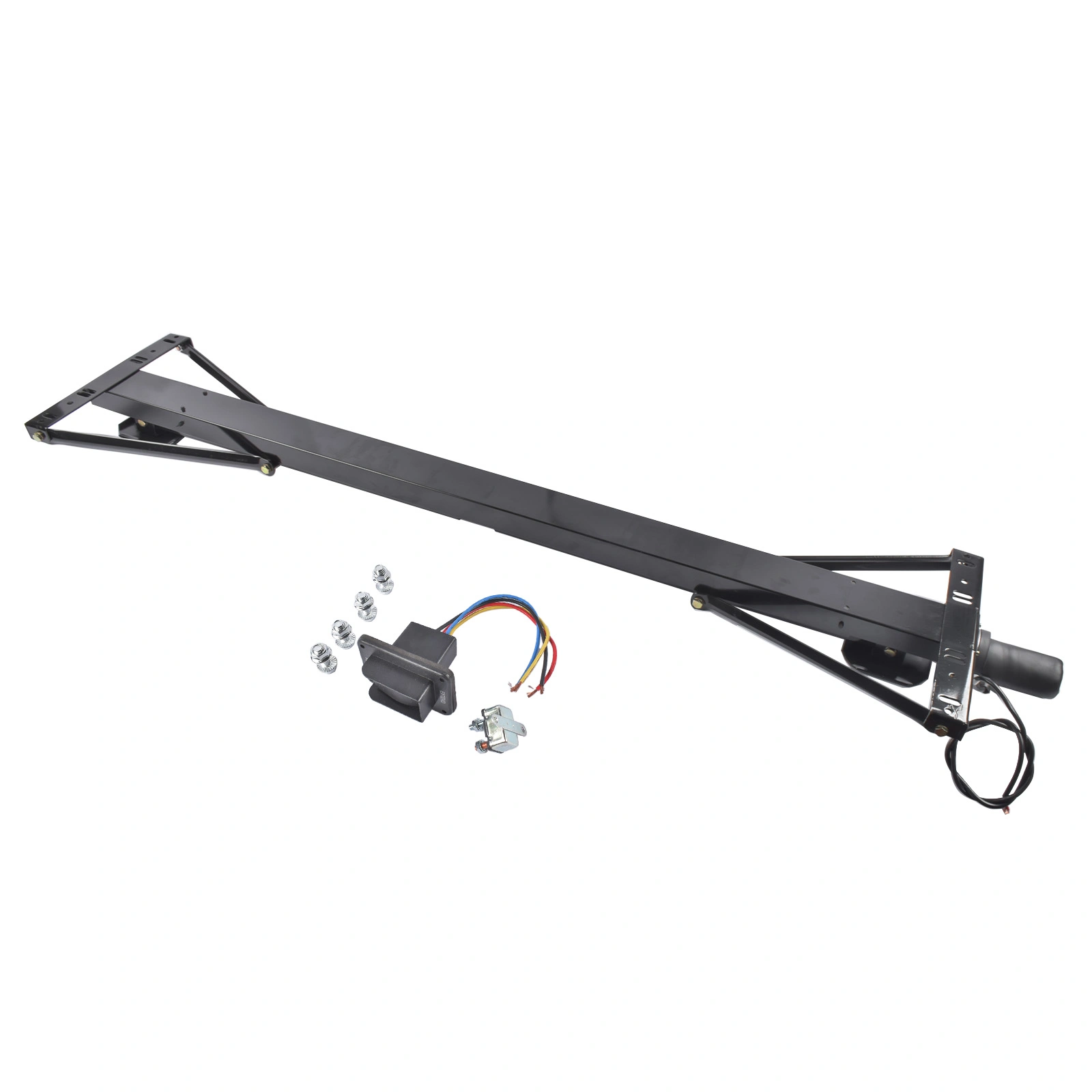 Rear Trailer Stabilizer Jack Stand Kit Universal Black 298707 for RV Camper Travel Trailer view 4