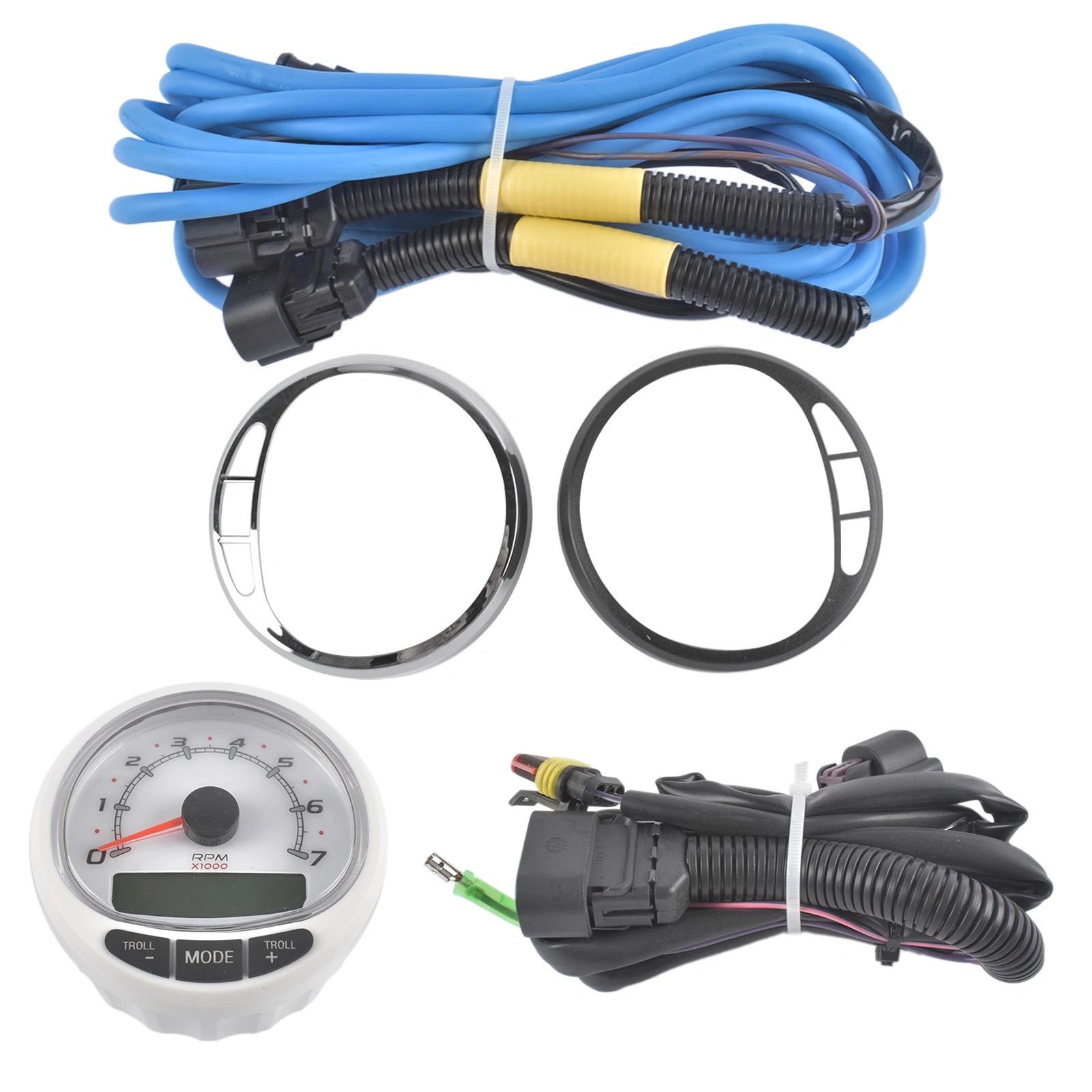 Tachometer Kit 7000 RPM Replacement for Mercury SmartCraft SC1000 79-8M0135634 879982T20 view 2
