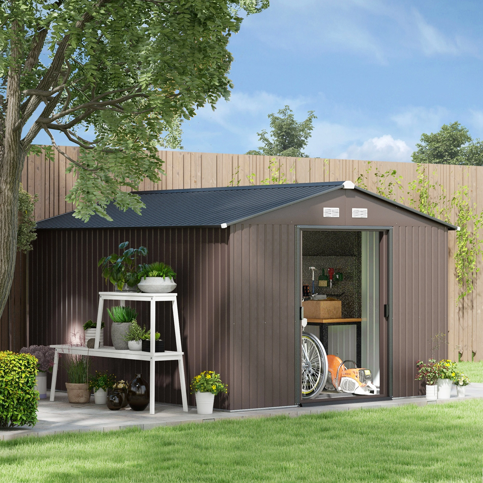 Premium Garden Shed - Weather-Resistant Outdoor Storage Unit