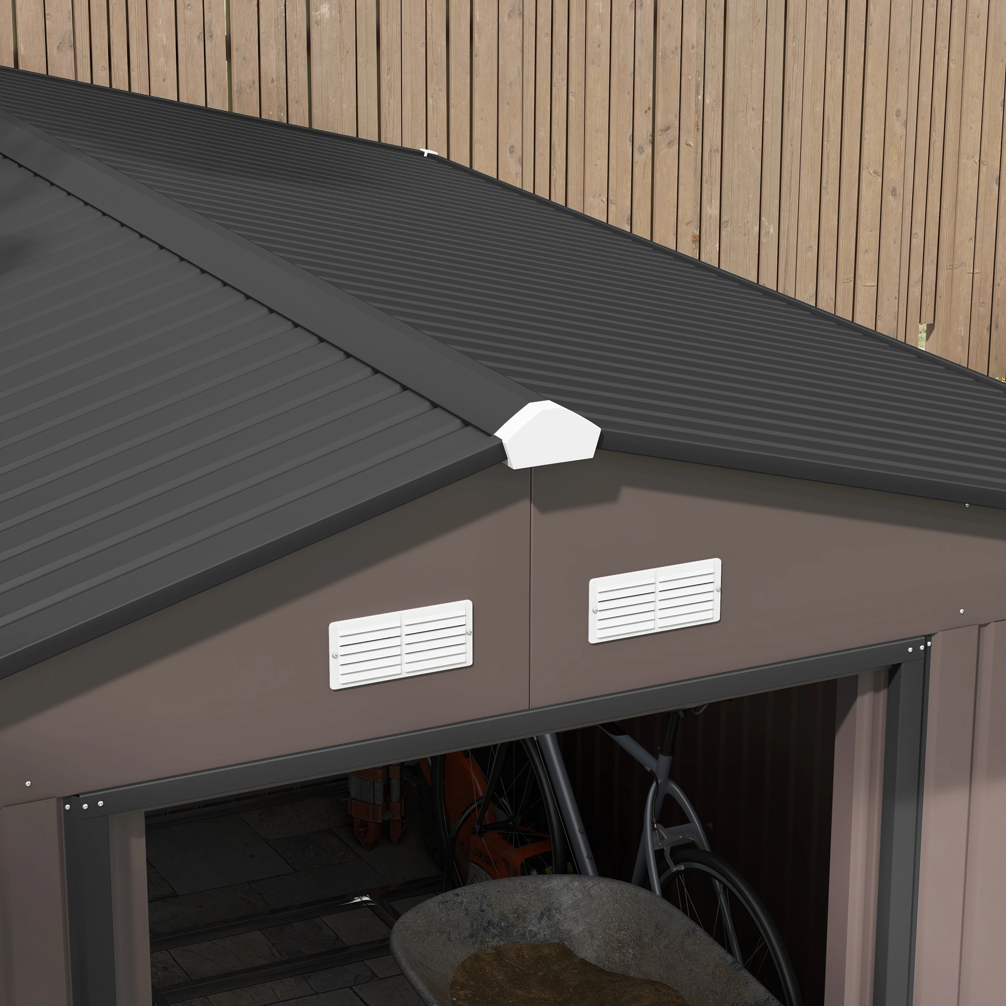 Premium Garden Shed - Weather-Resistant Outdoor Storage Unit view 3