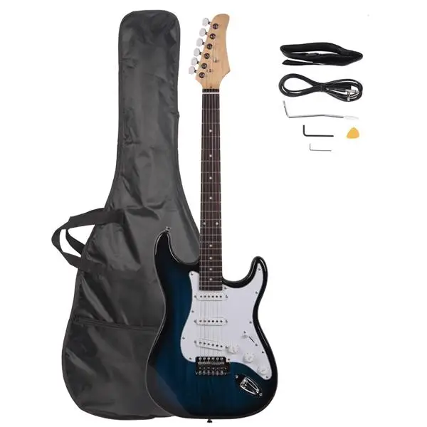 Rosewood Fingerboard Electric Guitar Blue view 2
