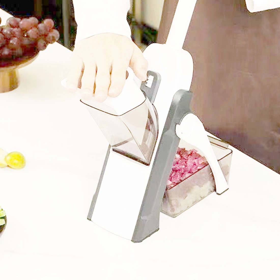 5 in 1 Vegetable Slicer Multifunctional Kitchen Chopper Food Cutter Dicer UK view 4
