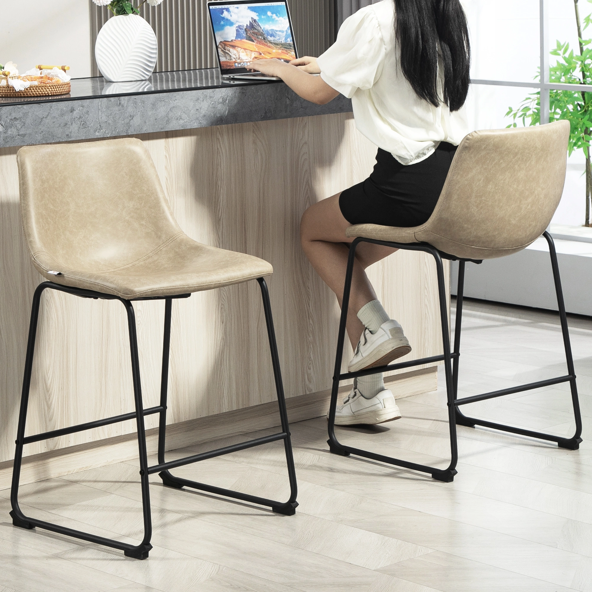 Massage Office Chair Ergonomic Computer Chair with Headrest, High Back Lumbar Support Executive Chair