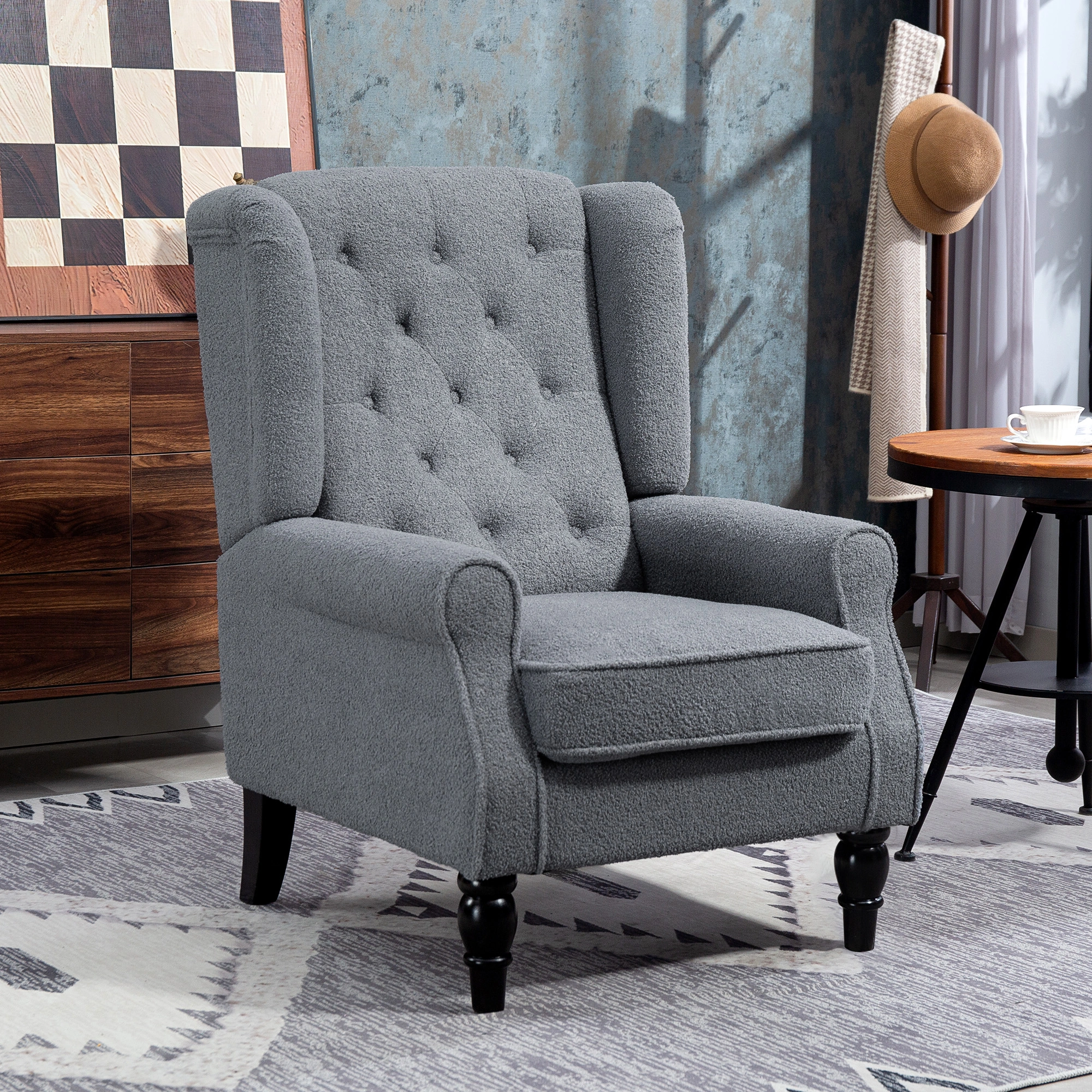 Sofa Chair - Cozy Reading Accent Chair with Plush Padding, Compact Armchair for Small Spaces Living Room