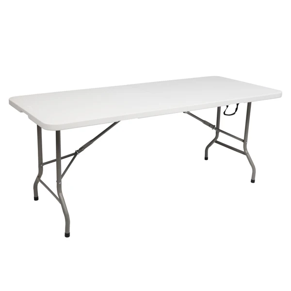 6FT Outdoor Courtyard Foldable Long Table view 4