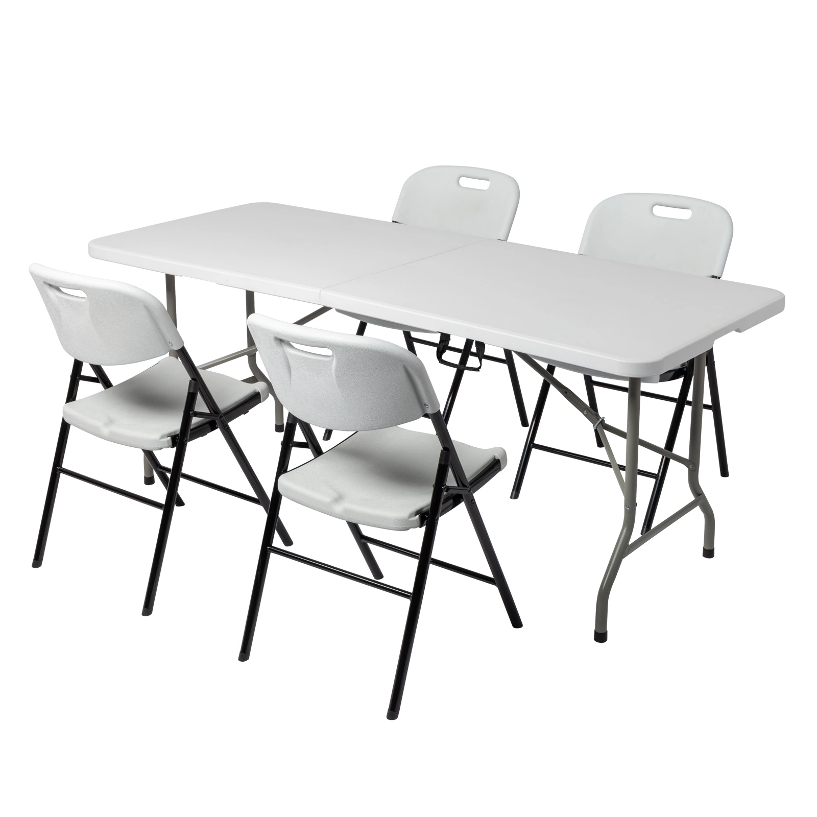 6FT Outdoor Courtyard Foldable Long Table view 48