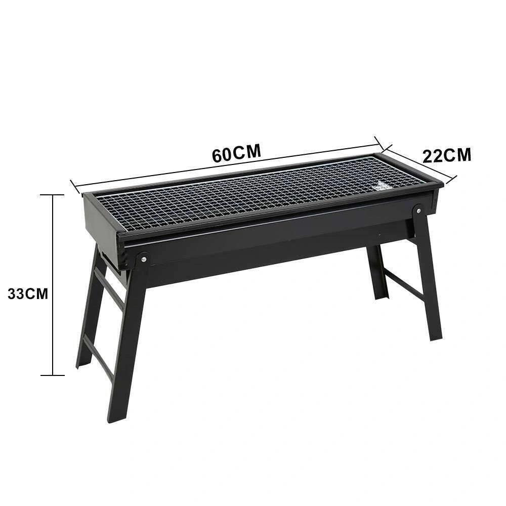 Large Portable Folding Charcoal BBQ Grill, Heavy Duty Barbecue for Outdoor Patio Garden Party Camping view 5