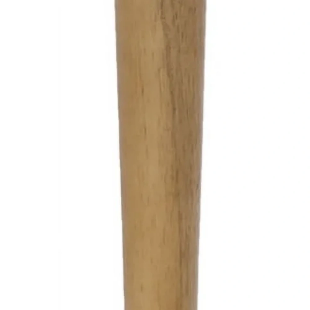 Black Round Resin Planter & Stand Set with Wood Legs view 2