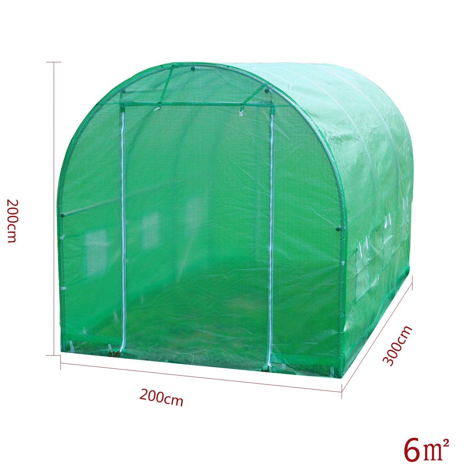 Greenhouse 8x6 Greenhouse Kit, Polycarbonate Cover with Aluminum Frame, UV-Protected Plant House for Garden Outdoor Gardening Growing
