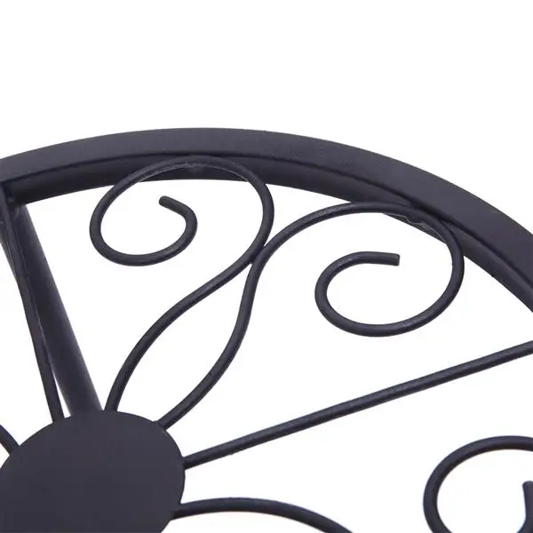 4 Plant Shelves with 4-1 Round Pattern in Black Baking Paint (Yh-Cj009) view 4