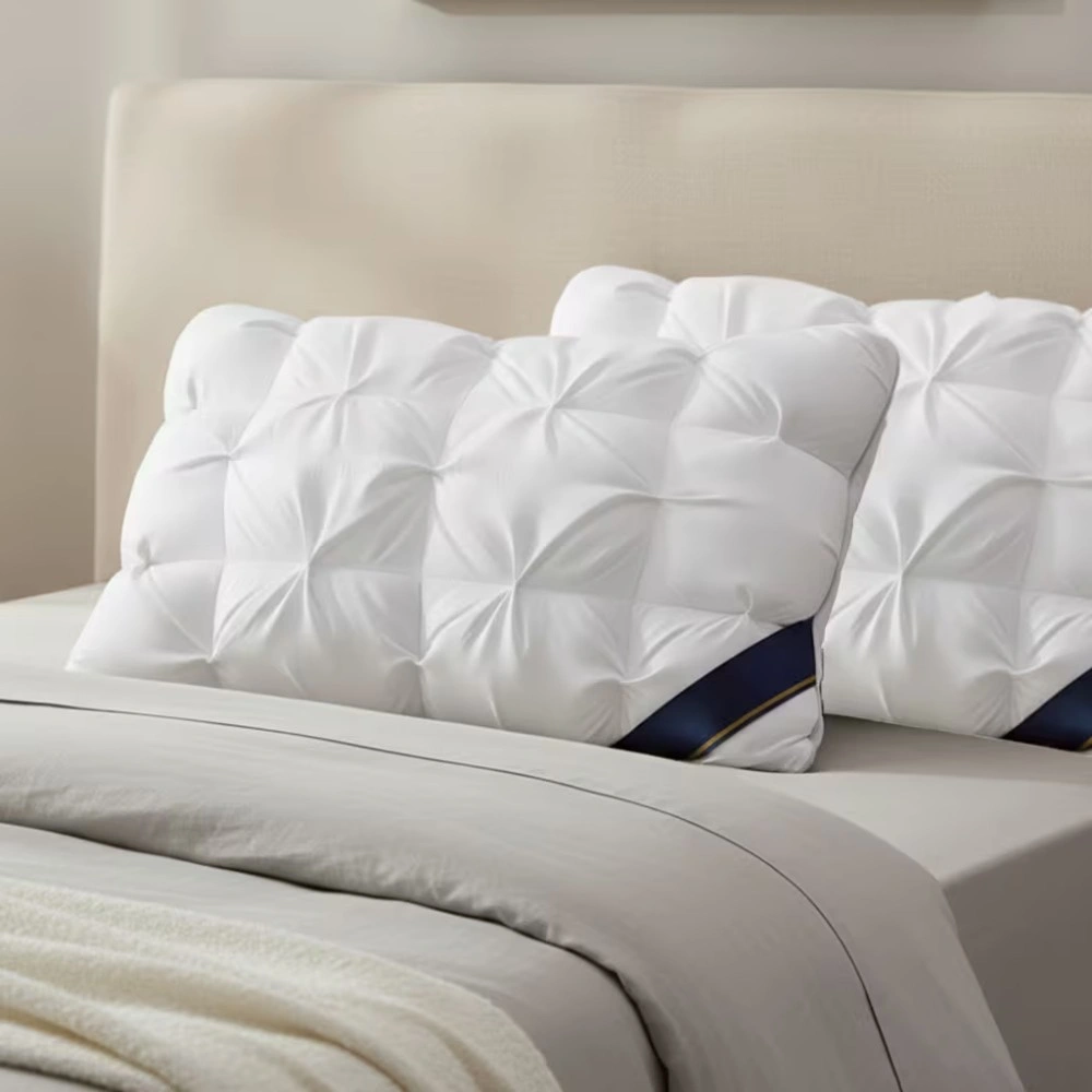 Set of 2 Neck Support Pillows for Sleep, Ergonomic Bed Pillows for Side & Back Sleepers view 2