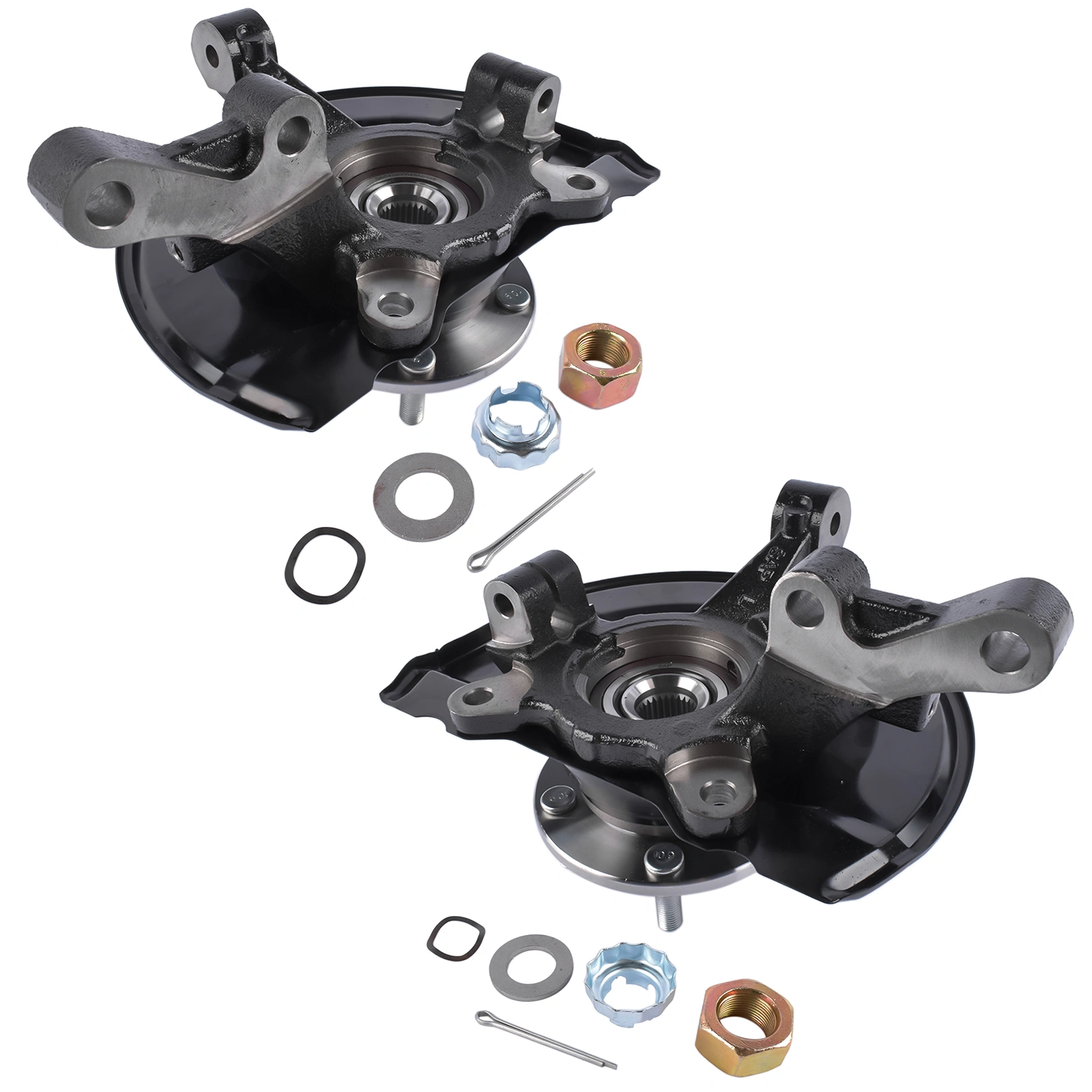 2x Front Wheel Bearing Hub Knuckle Assembly For 2007-2017 Jeep Patriot Compass view 7