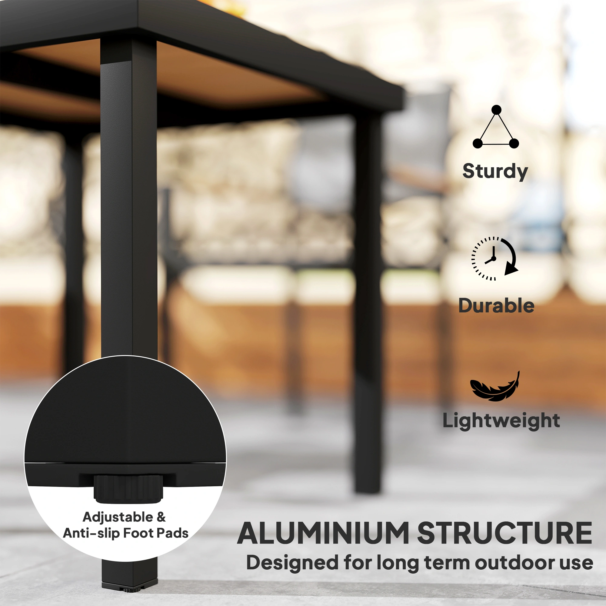 Wicker Rattan Coffee Table Modern Round Side Table with Metal Legs for Living Room Sofa End Table view 3