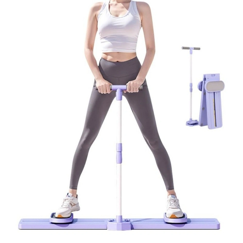 5in1 Folding Hip Leg Exerciser Ski Practice Machine with Timer and Resistance Tension Rope Fitness view 3