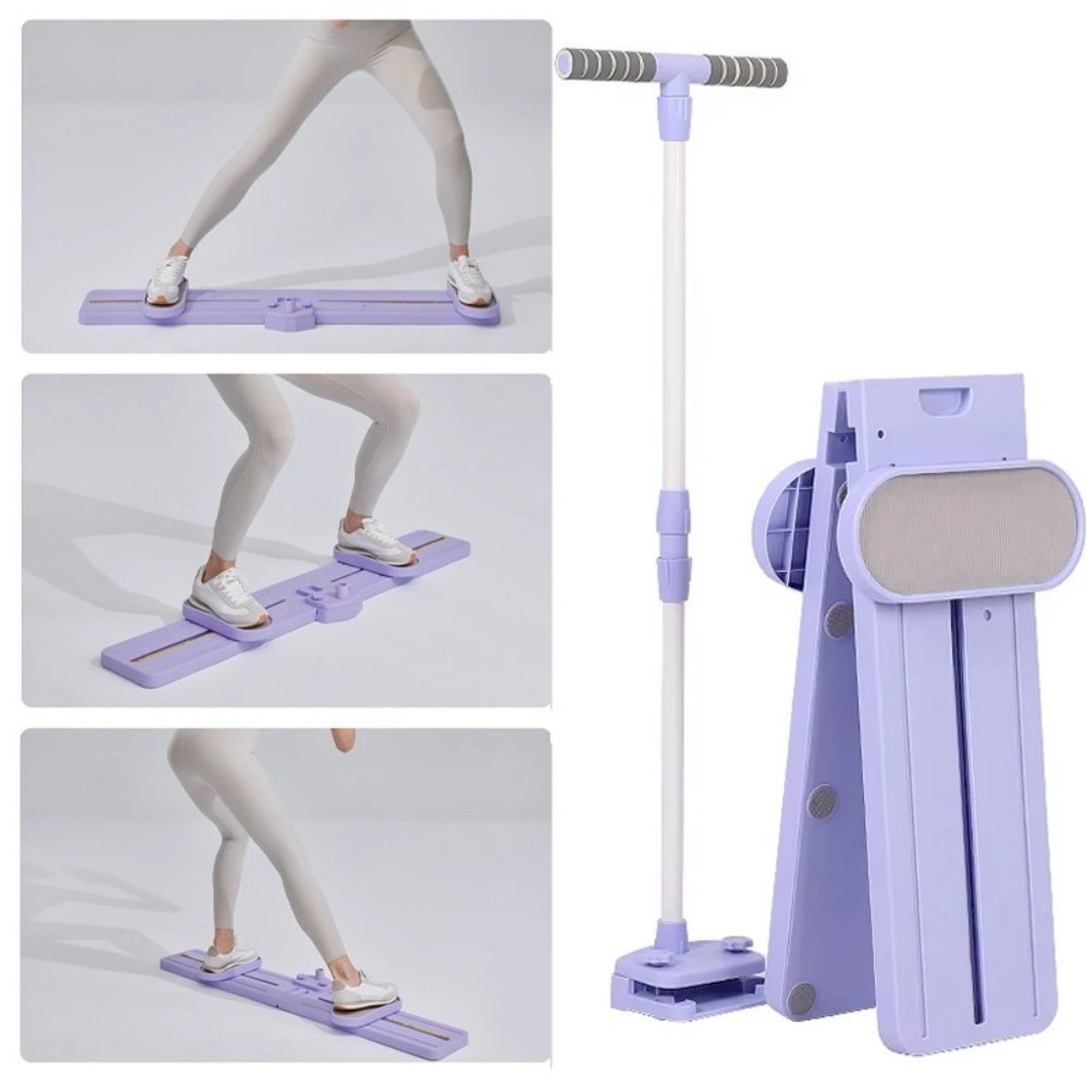 5in1 Folding Hip Leg Exerciser Ski Practice Machine with Timer and Resistance Tension Rope Fitness view 5