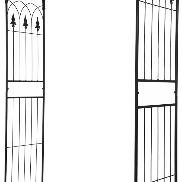Flat Roof Wrought Iron Arches Plant Climbing Frame view 3
