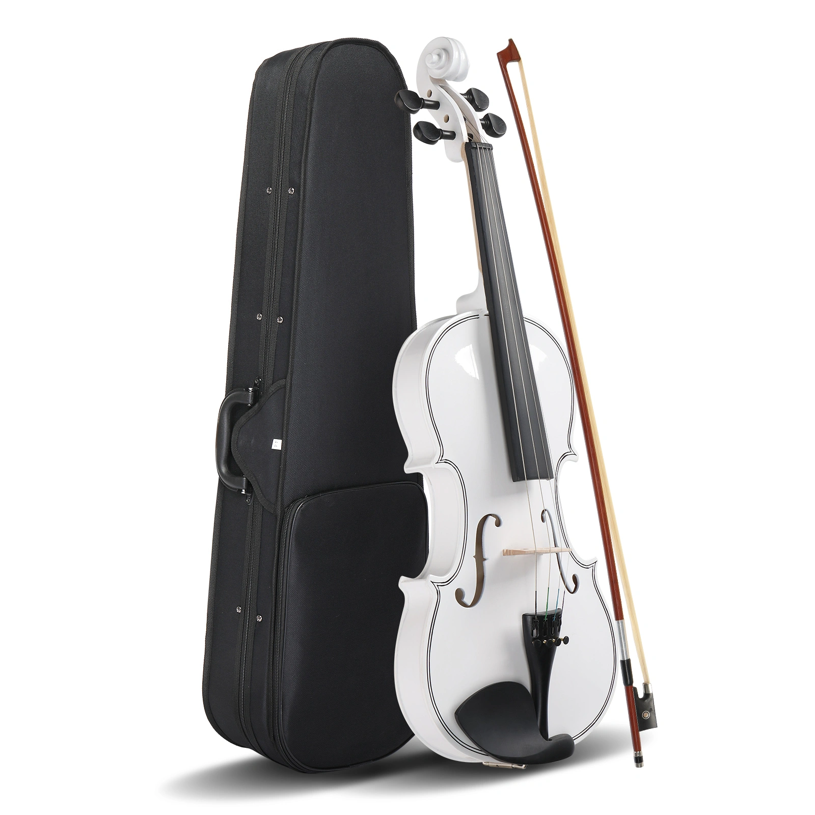 Size 4/4 Violin Set for Adults Beginners Students with Hard Case,Violin Bow,Shoulder Rest,Rosin,Extra Strings and Sordine view 18