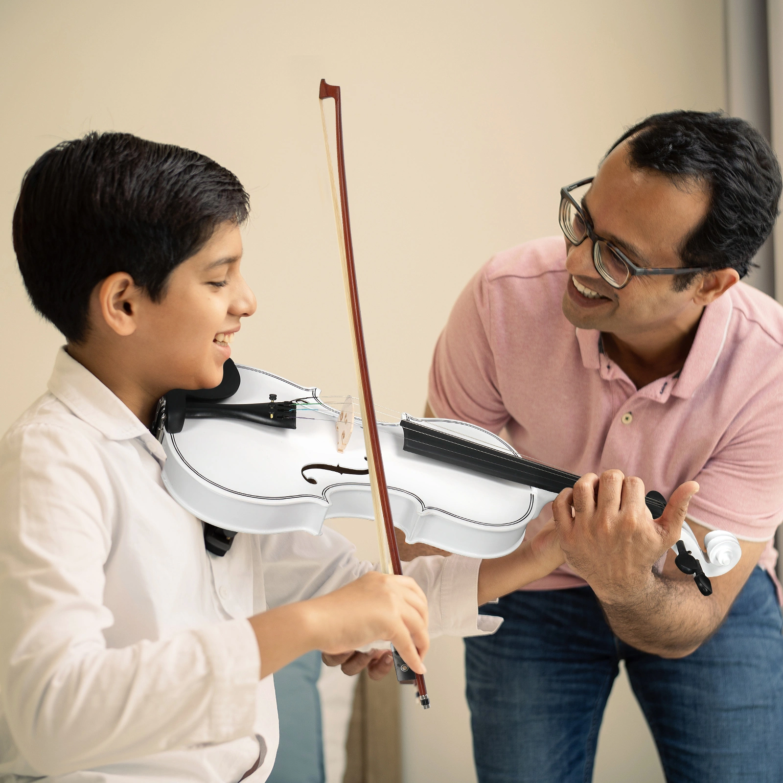 Size 4/4 Violin Set for Adults Beginners Students with Hard Case,Violin Bow,Shoulder Rest,Rosin,Extra Strings and Sordine view 19