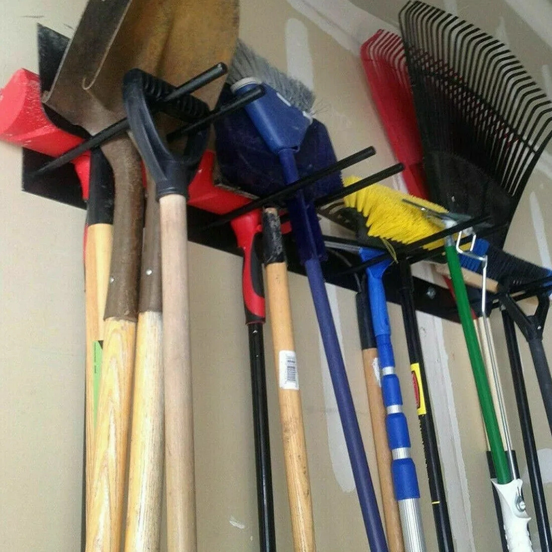 Metal Tool Holder Hooks Heavy Duty Wall Organizer Rack for Garage Garden Workshop XXXXL view 5