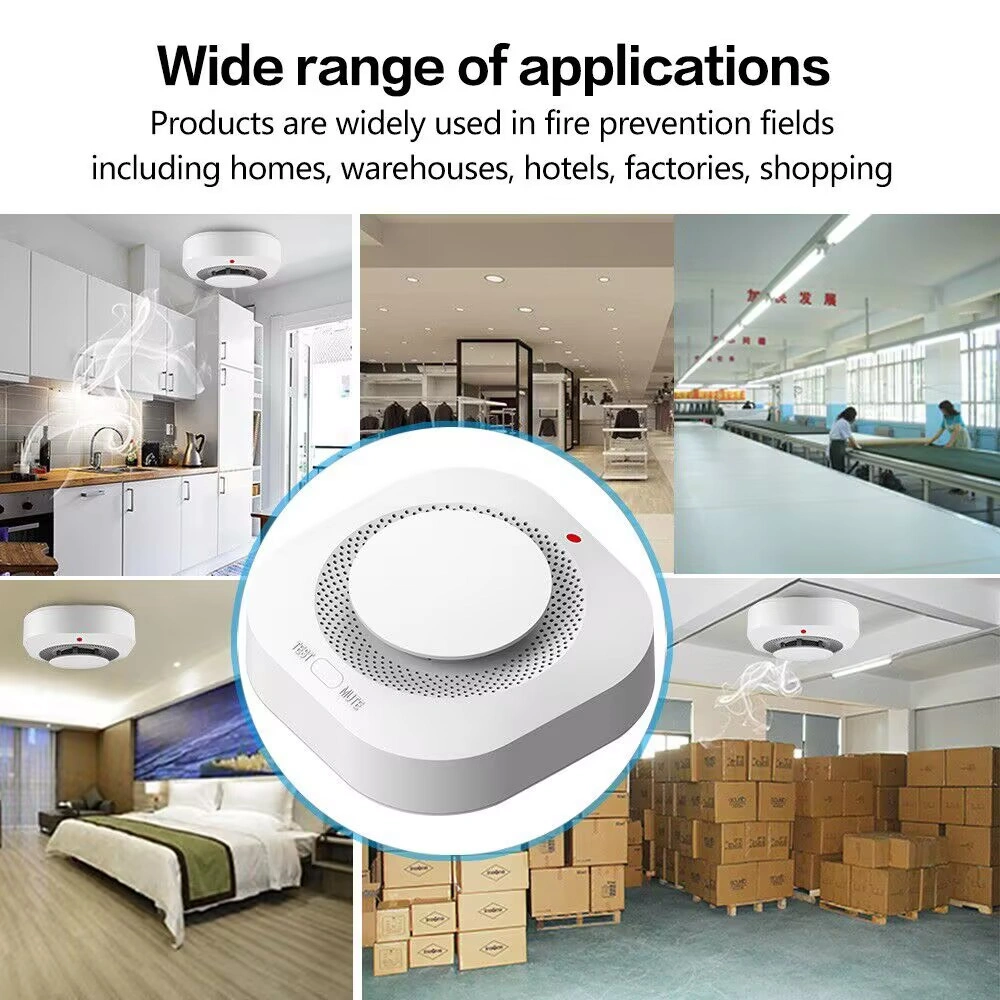 (2 Pack)Smoke Alarm Fire Protection Home Security System Smoke Alarm (US Logistics only For USPS.TK/TMEU only For self-pickup) Platform policies vary; relevant qualifications are attached via link, please do not list products without required qualifi view 6