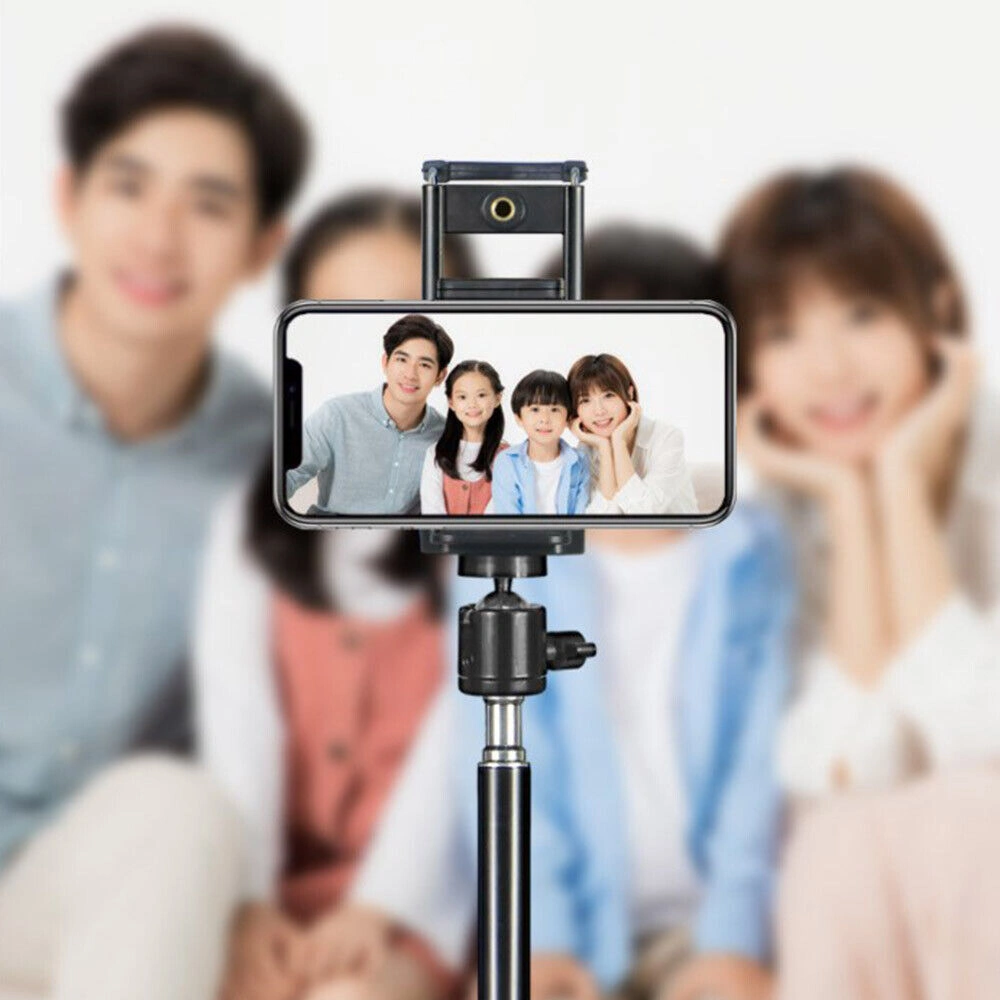 Universal Phone Table Floor Stand Tripod Mount Holder for iPhone iPad Tablet 5.5-11 inch view 3