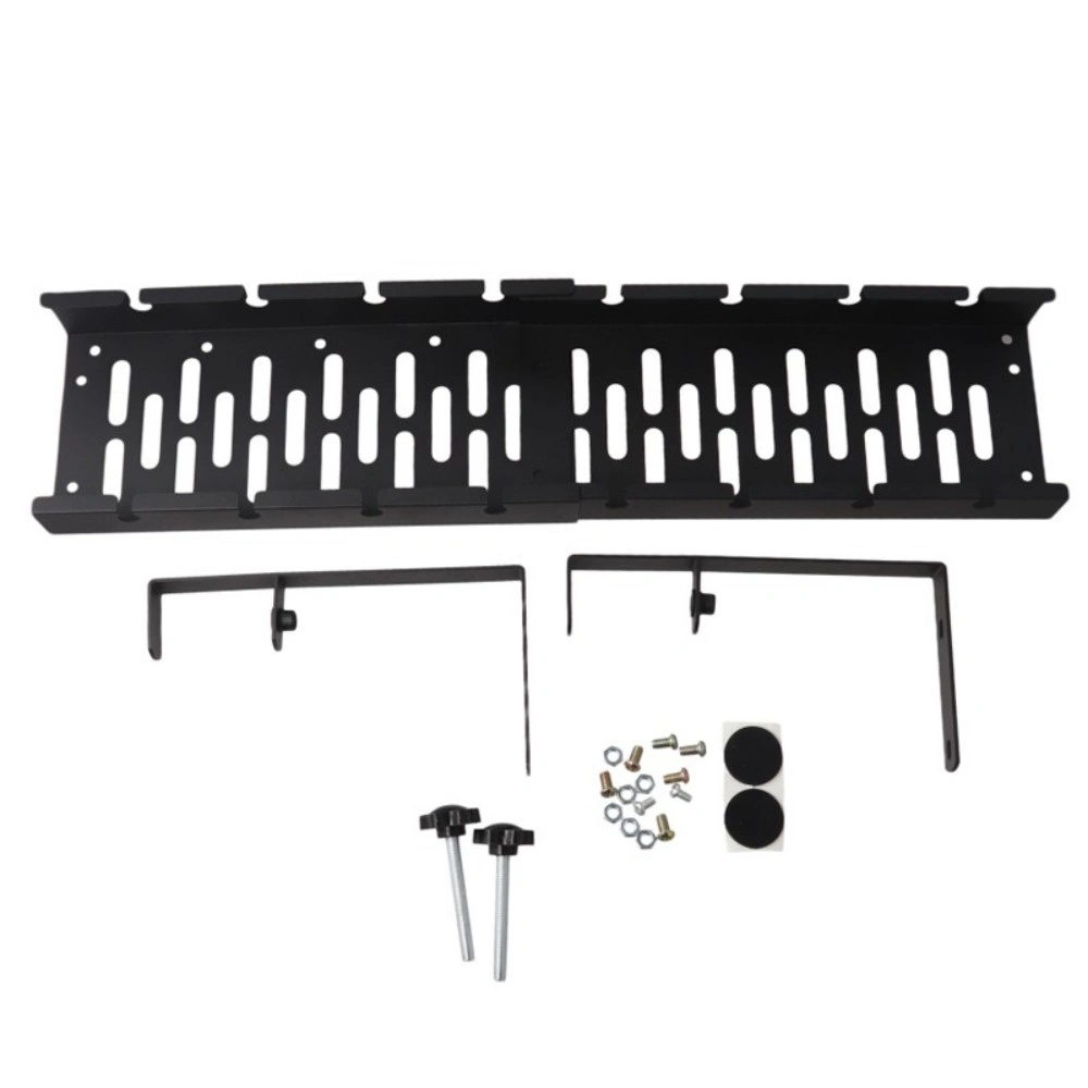 No Drill Cable Tray with Clamp Under Desk Cable Management Tray Wire Management view 3