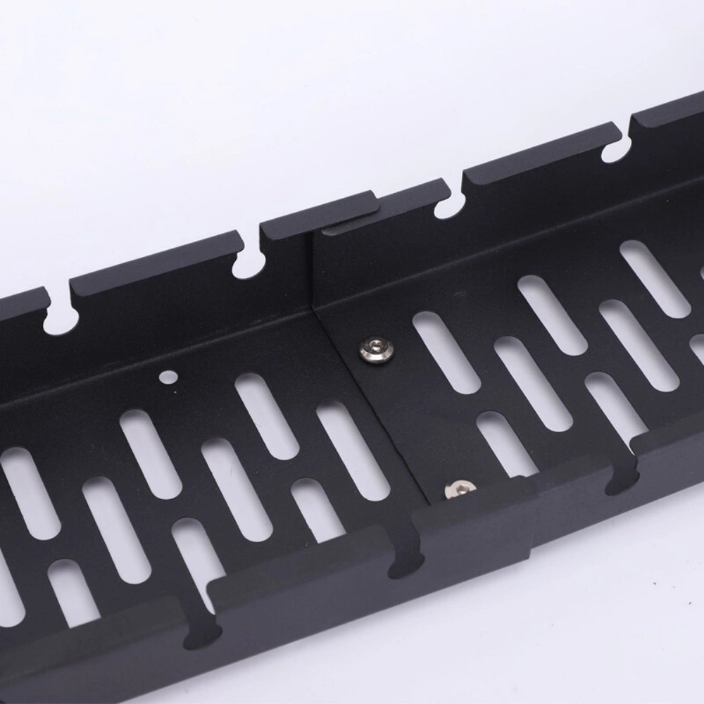 No Drill Cable Tray with Clamp Under Desk Cable Management Tray Wire Management view 5