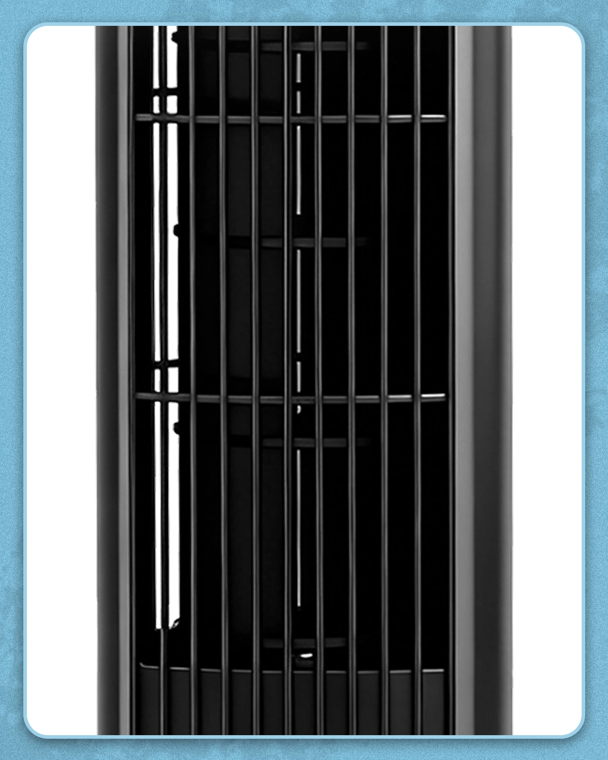 US Standard RTW-CR Tower Fan, 110V, 25W, 16 Inch Mini Column Tower Fan, Touch Control with Remote, Plastic Body, Copper Motor, Black, 3 Speed, Oscillating, 9-Hour Timer, Floor & Wall Mount for Home Use view 4