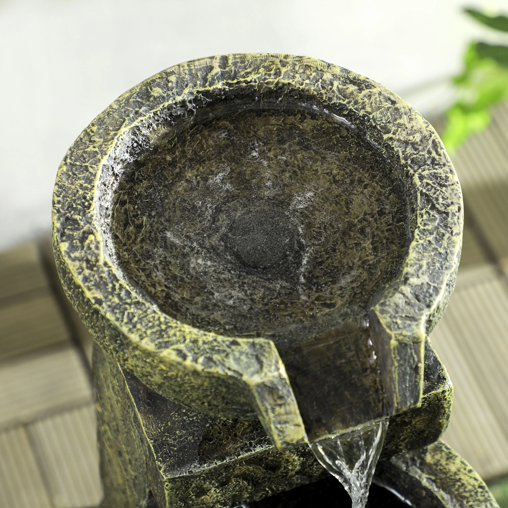Indoor Outdoor Water Fountain Fish Tank Pump Decorative Garden Pond Birdbath for Home Patio Yard view 2