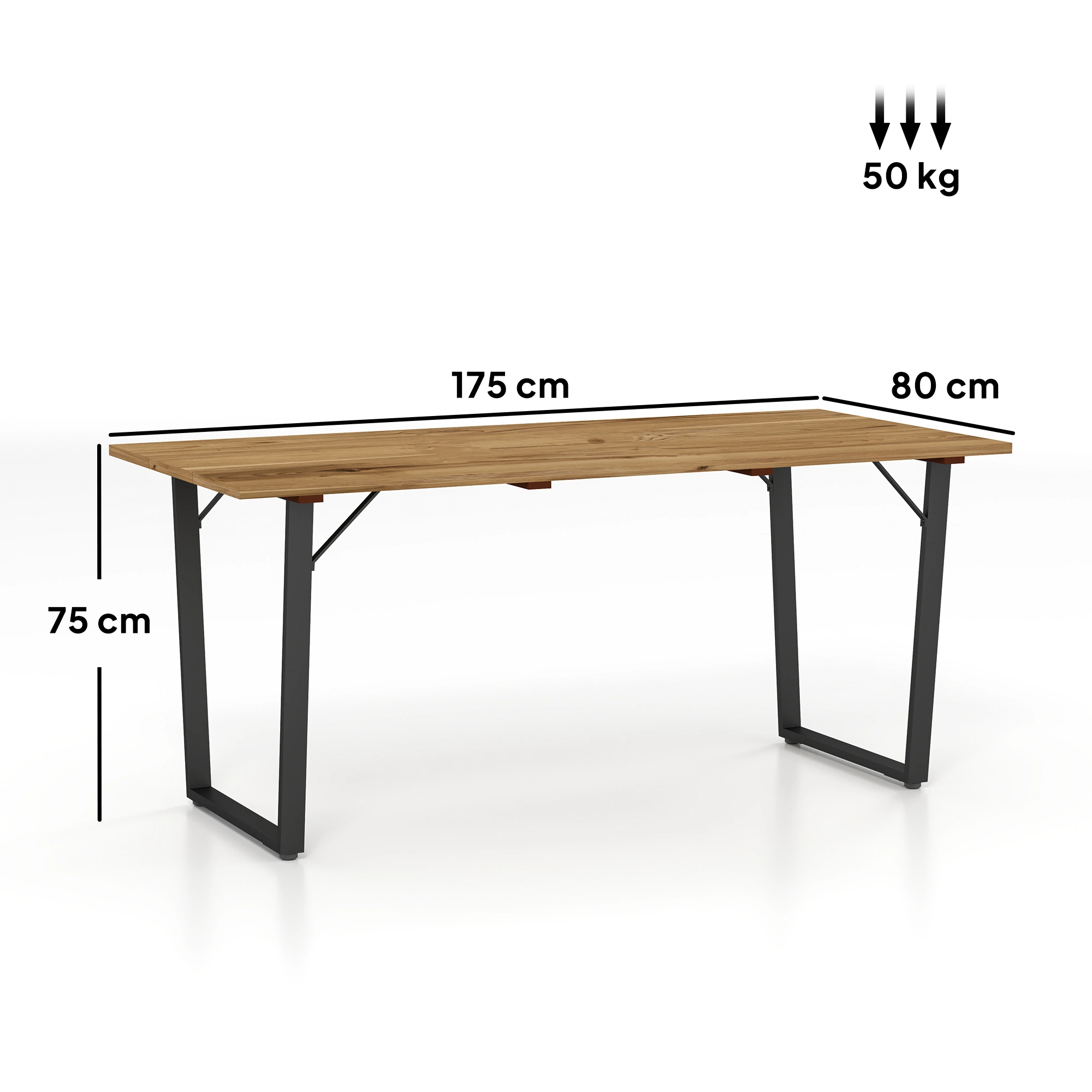 6-Seater Dining Table Set, Modern Wooden Dining Table with 6 Chairs, Large Kitchen Table for Home Restaurant view 5