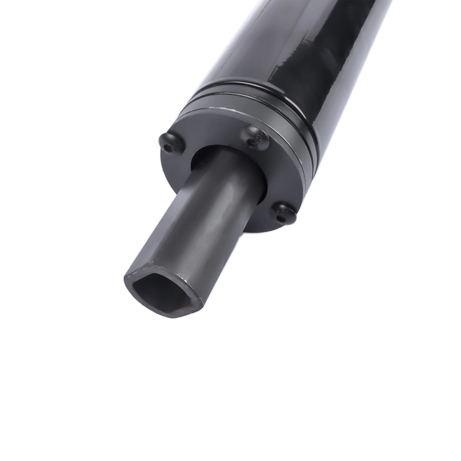 32" Black Tilt Steering Column Floor Shift w/ 9 Hole Wheel Adapter No Key Manual view 10