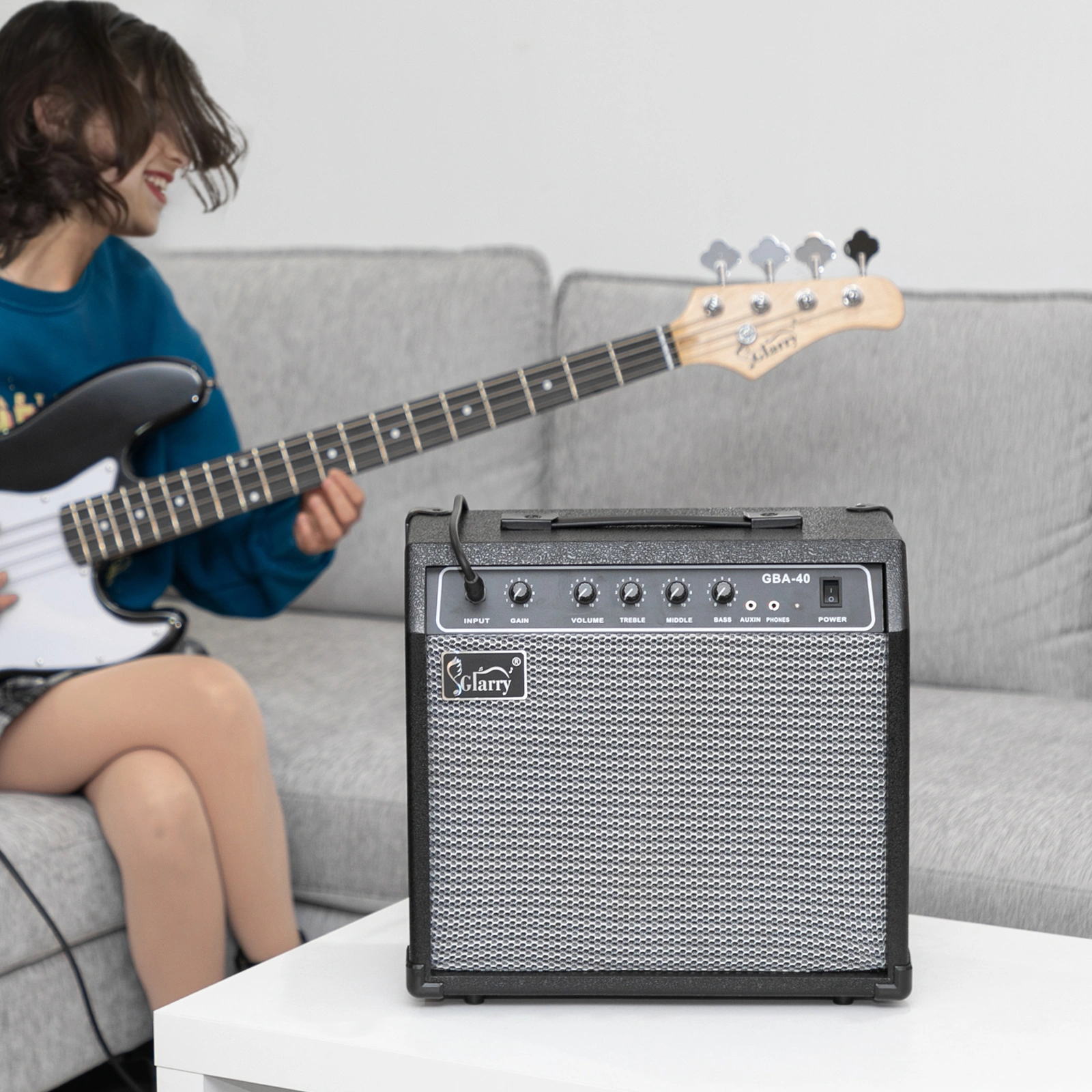 40W GBA-40 Electric Bass Amplifier Black view 8