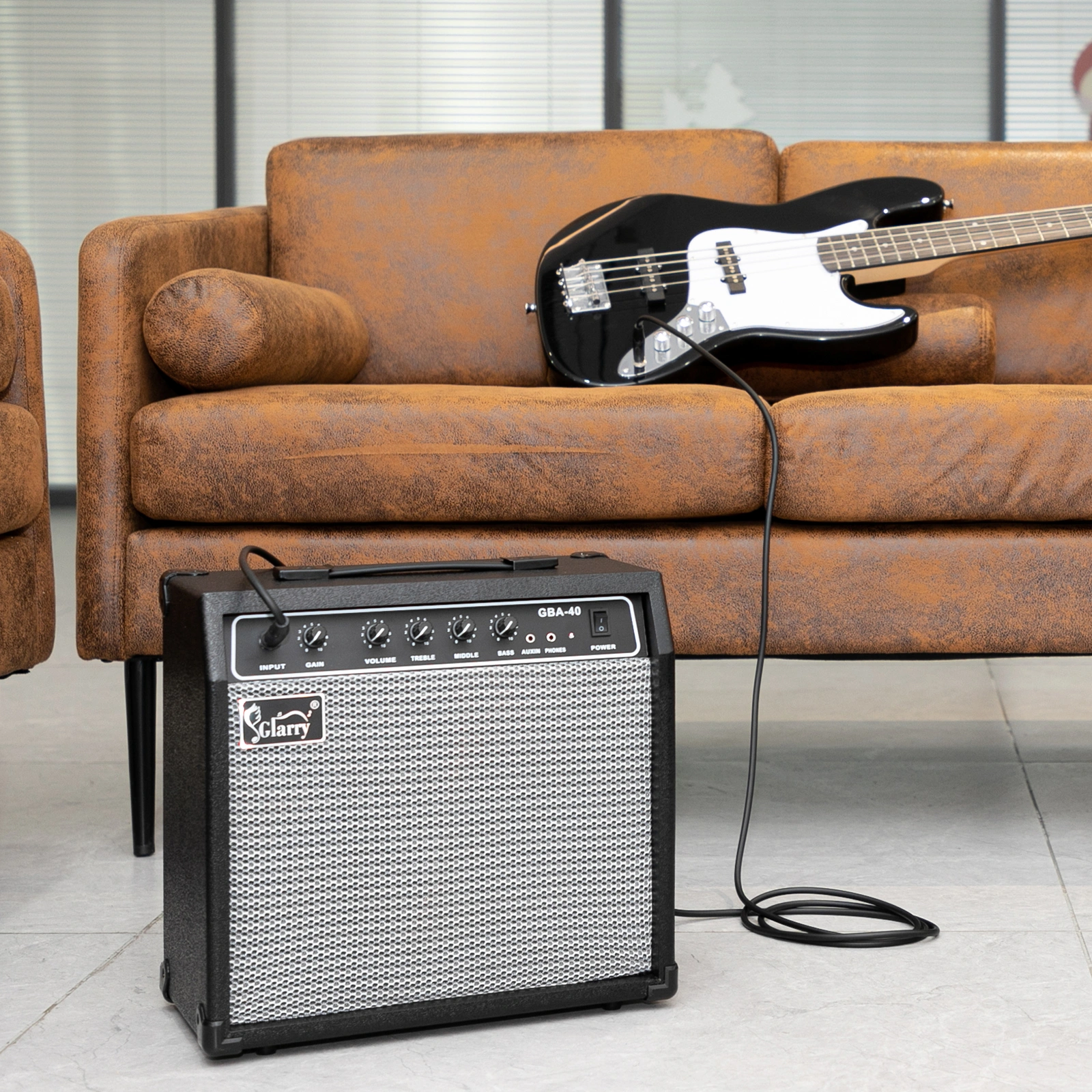 40W GBA-40 Electric Bass Amplifier Black view 9