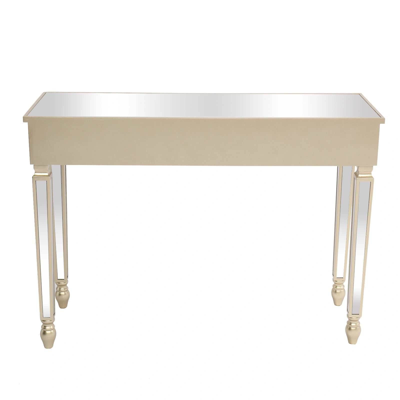 Three Drawers Mirror Table Dressing Table Console Table view 12