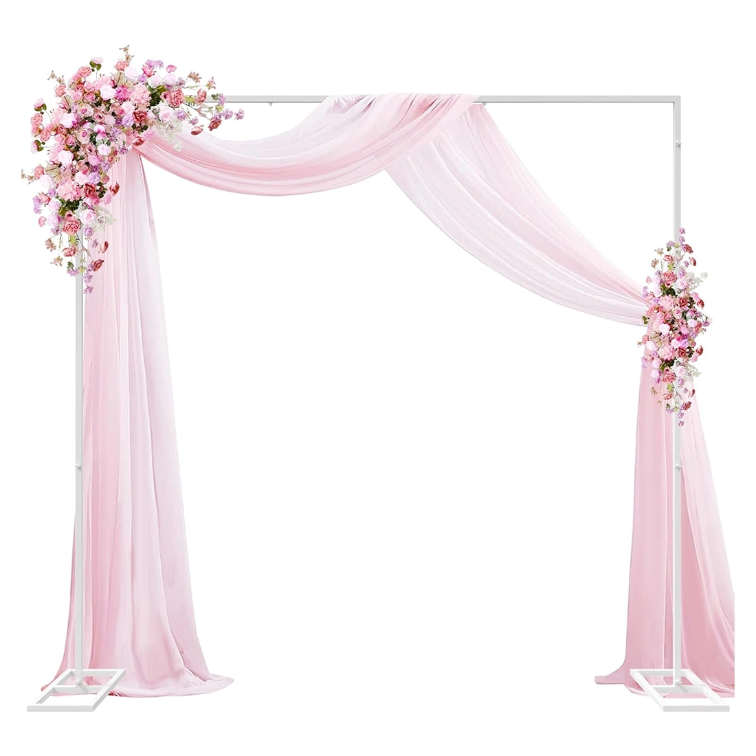 3x3m Pipe and Drape Stand Backdrop Support System Wedding Arch Flower Rack Party Display view 4