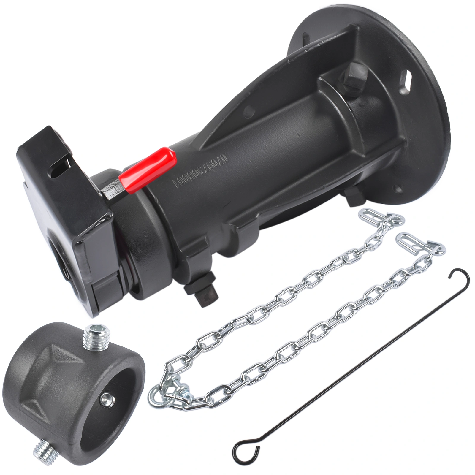 12" to 16" Adjustable Cushioned 5th-Wheel-to-Gooseneck Adapter 20,000 lb for RV Trailer Camper #C5G1216 view 7