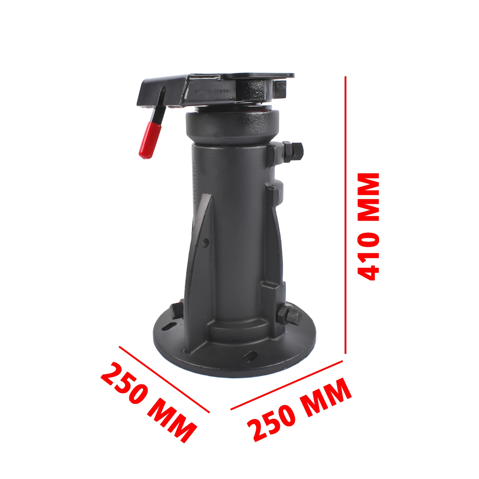 12" to 16" Adjustable Cushioned 5th-Wheel-to-Gooseneck Adapter 20,000 lb for RV Trailer Camper #C5G1216 view 9