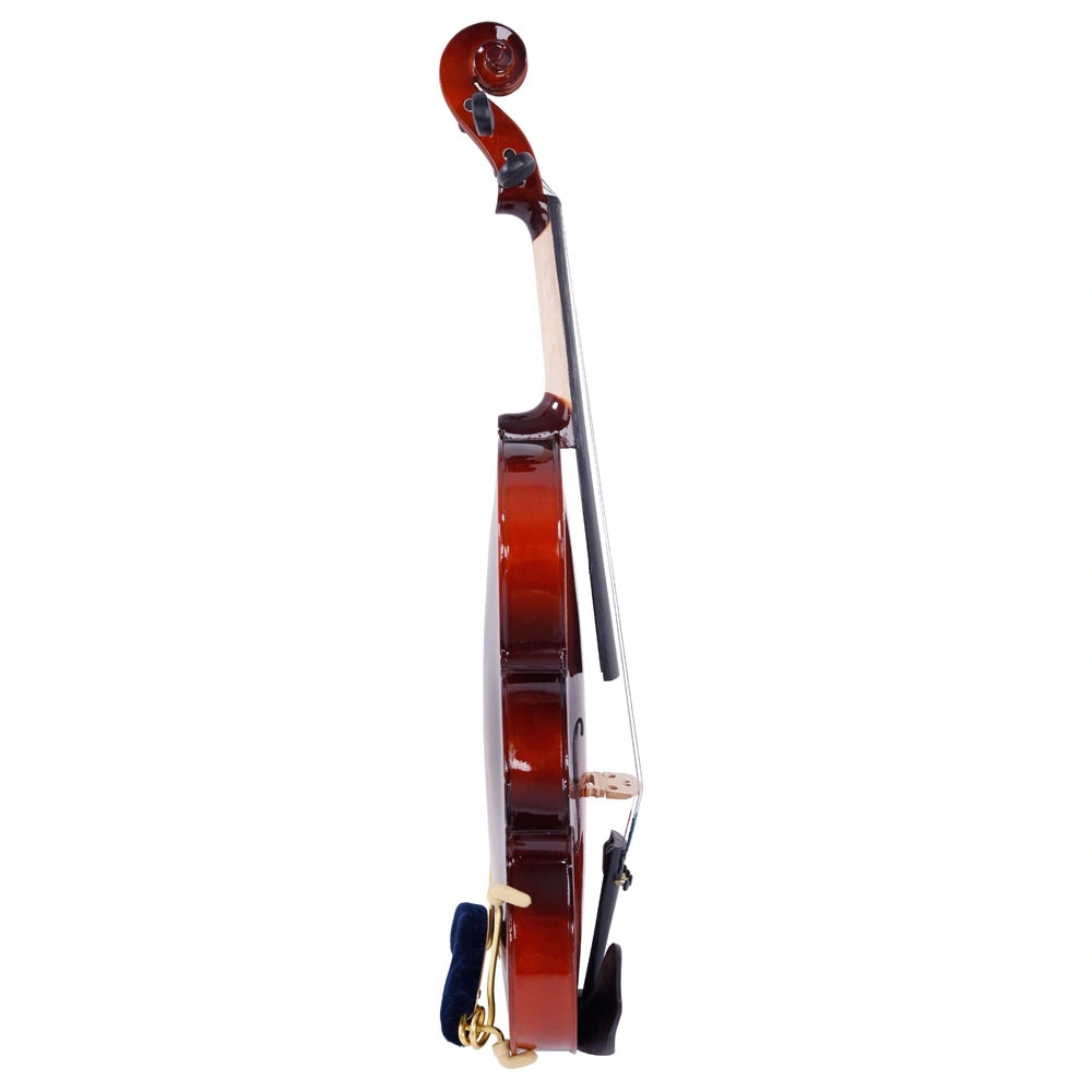 GV100 Natural 4/4 Full-Size Acoustic Violin Case Bundle with Bow, Rosin, Strings, Tuner & Shoulder Rest, Hard Shell Protection view 2