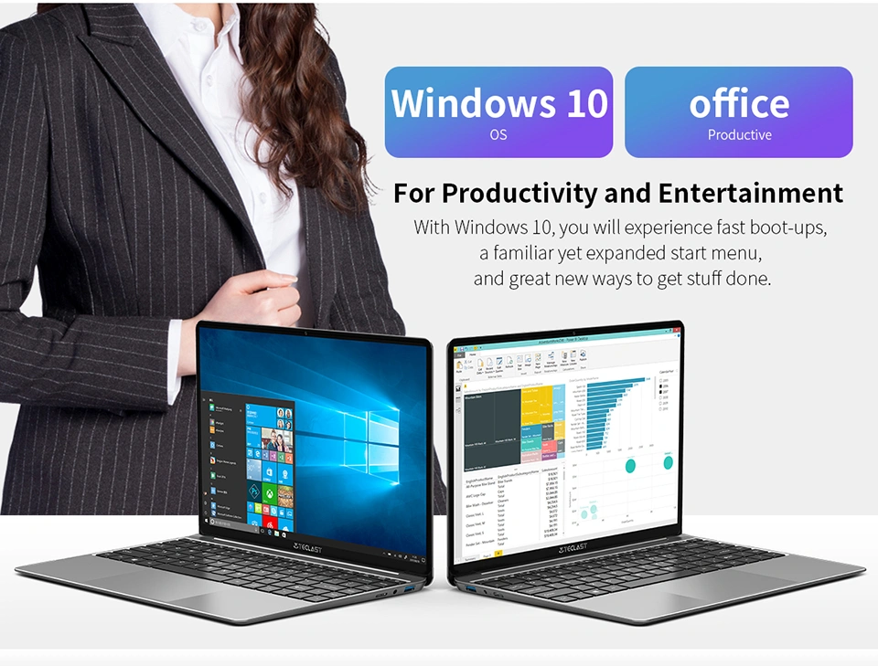 Teclast F7s 15.6" Laptop 8GB RAM 128GB SSD Notebook PC Windows 11 view 2