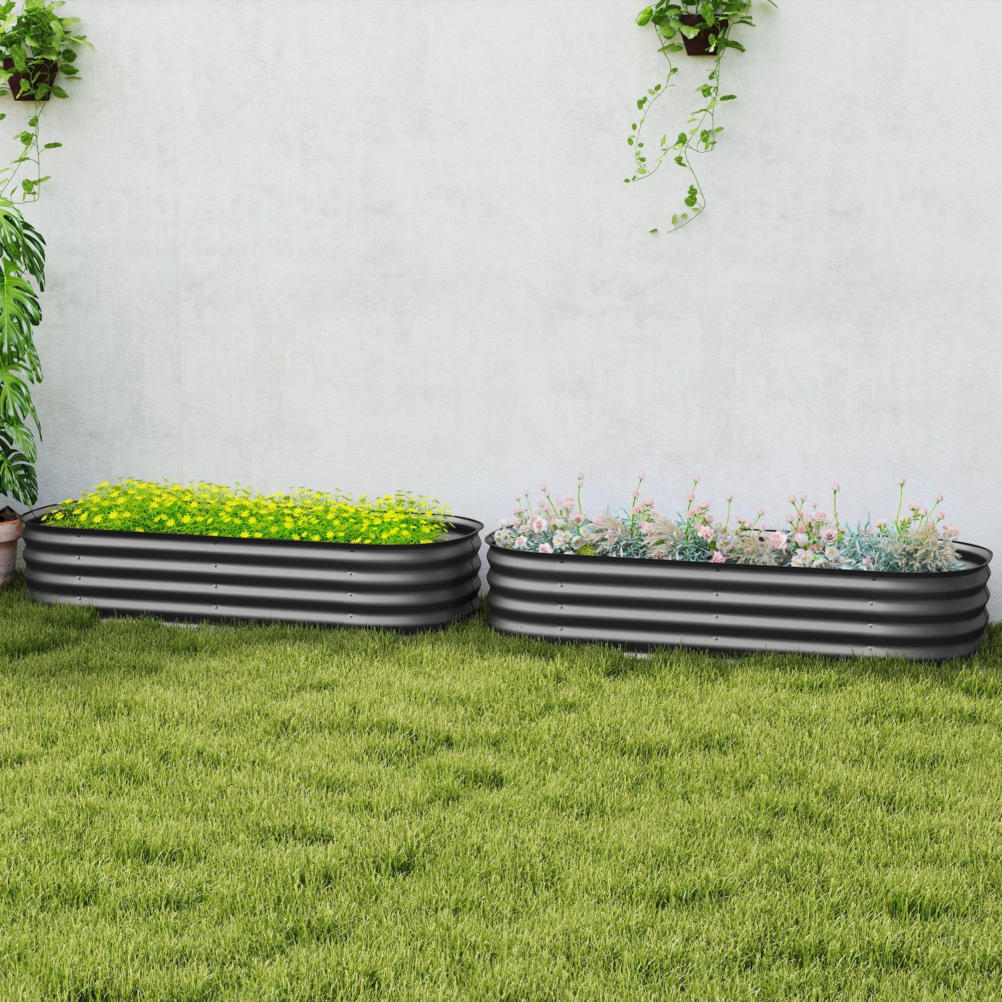 Raised Garden Bed - Metal Raised Bed Frame for Vegetables, Herbs & Flowers view 5
