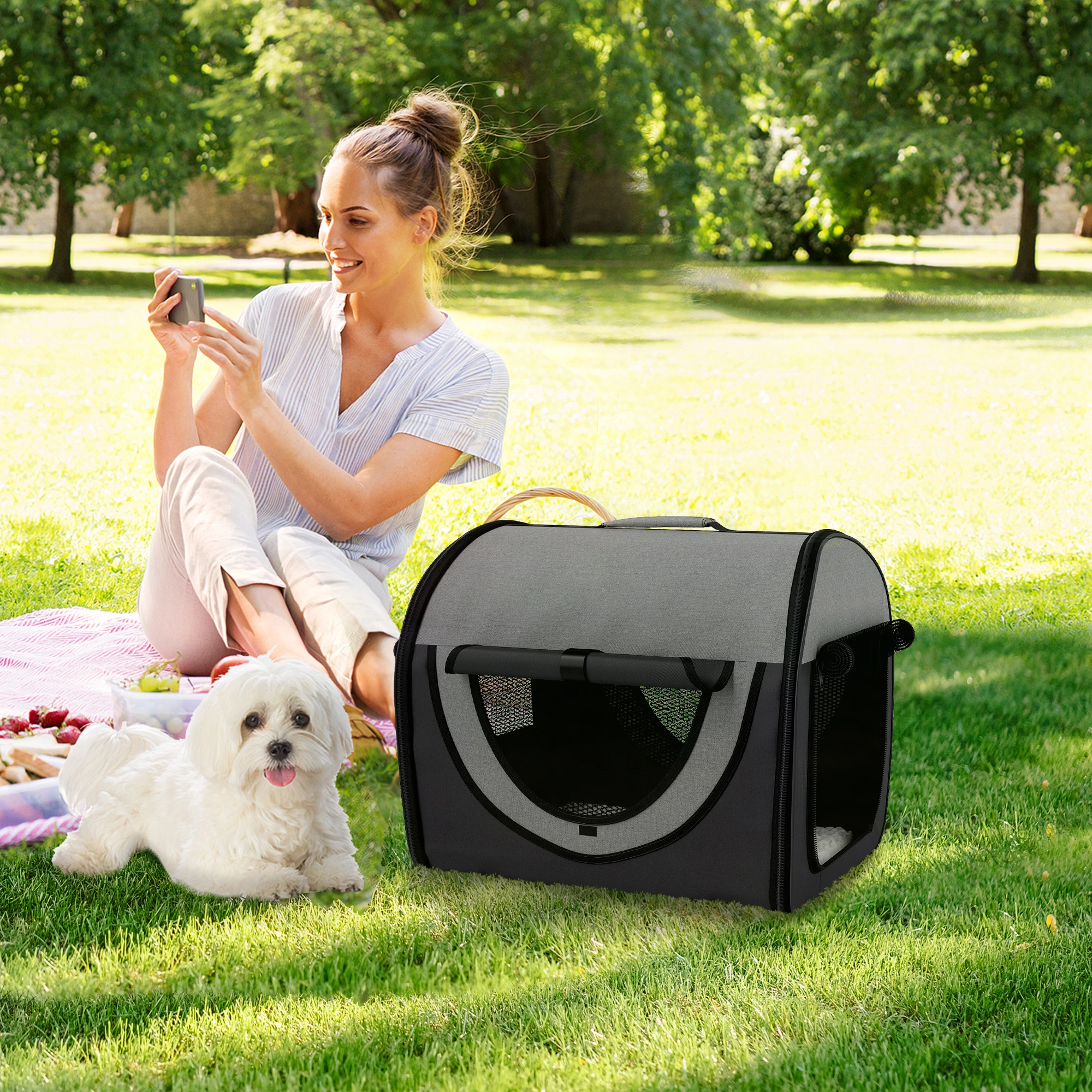 Fully Enclosed Cat Litter Box with Lid, Odor-Proof Self-Cleaning Cat Litter Box, Covered Kitty Toilet for Small & Medium Cats