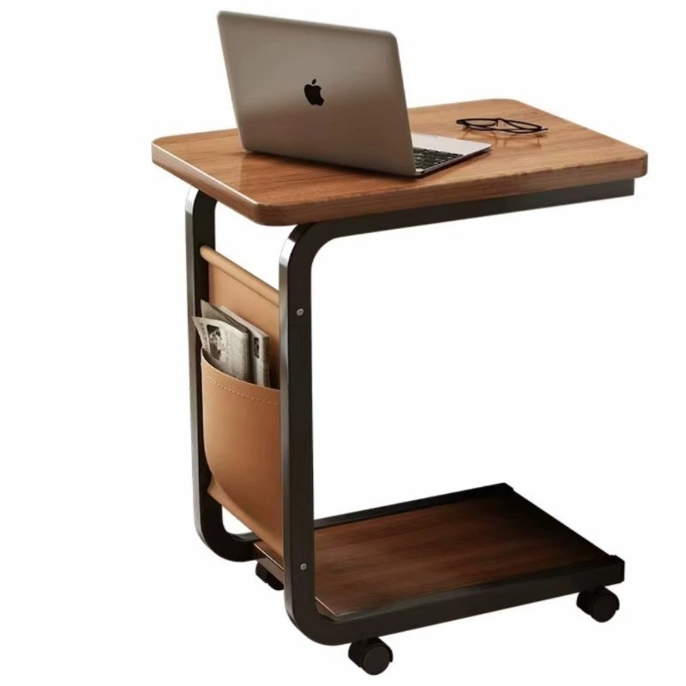 C Shaped Side Table Coffee End Table for Sofa Living Room Bedside Table UK view 4