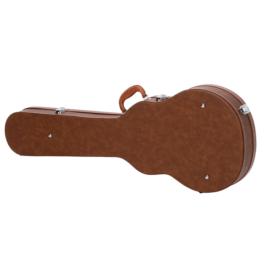 Hard-Shell Electric Guitar Case for GLP Style Electric Guitar Bulge Surface Brown view 13